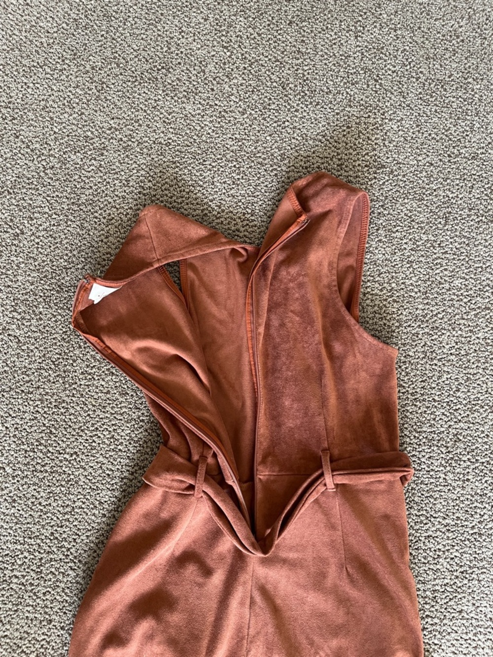 Anthropologie suede jumpsuit - Picture 6 of 6